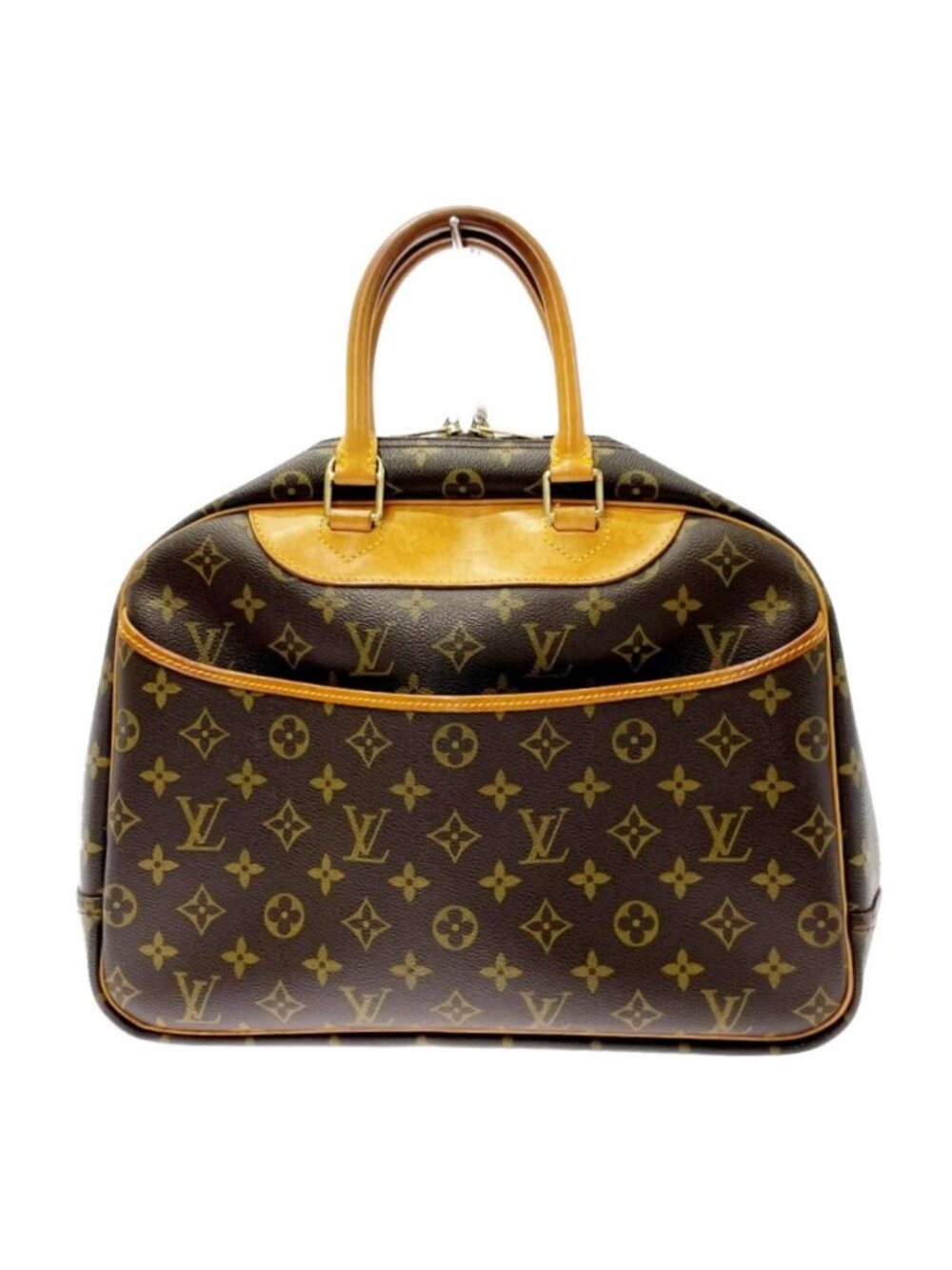 Louis Vuitton Monogram Deauville Handbag Brown
